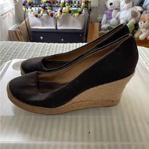 Jcrew Canvas Espadrille Wedge Heels